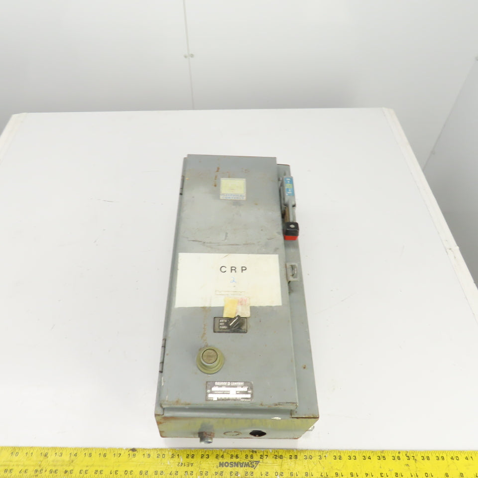 Square D Size 1 Combination Motor Starter 7-1/2-10HP 575V 120V Coil W/Disconnect