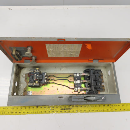 Allen Bradley Size 0 Combination Starter 1-5HP 120-600V 208V Coil W/Disconnect