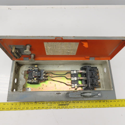 Allen Bradley Size 0 Combination Starter 1-5HP 120-600V 208V Coil W/Disconnect
