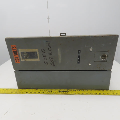 Allen Bradley Size 0 Combination Starter 1-5HP 120-600V 208V Coil W/Disconnect