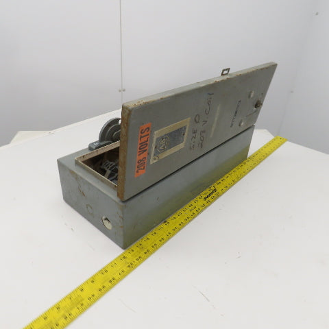 Allen Bradley Size 0 Combination Starter 1-5HP 120-600V 208V Coil W/Disconnect