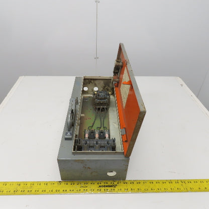 Allen Bradley Size 0 Combination Starter 1-5HP 120-600V 208V Coil W/Disconnect
