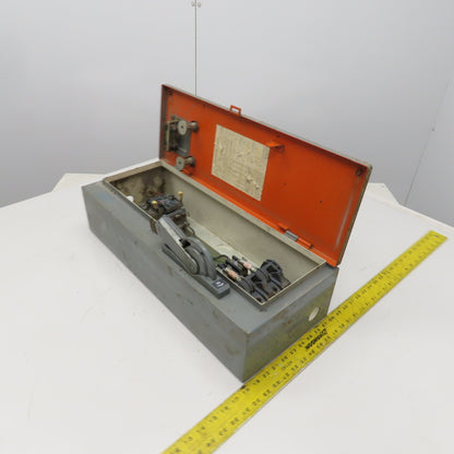 Allen Bradley Size 0 Combination Starter 1-5HP 120-600V 208V Coil W/Disconnect
