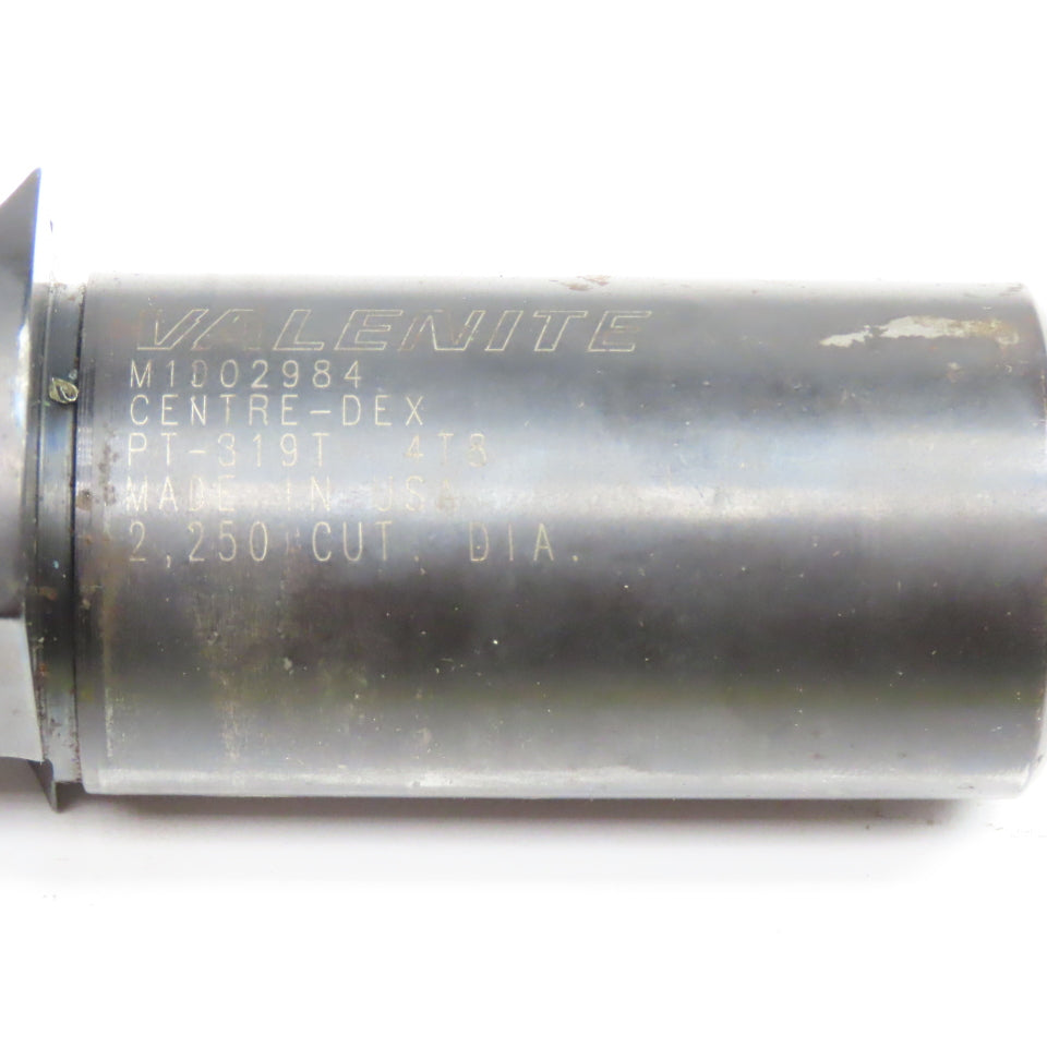 Valenite PT-319T Centre-Dex 2-1/4" Diameter Indexing Face End Mill Cutter