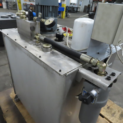 100 Gallon Stainless Steel Tank  Hydraulic Power Unit 4.8Hp 230/460V 3Ph
