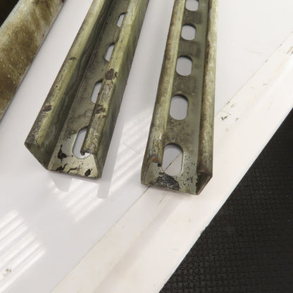 Superstrut A-1400-HS Half Slotted Steel Channel Strut 60" Long Lot Of 4