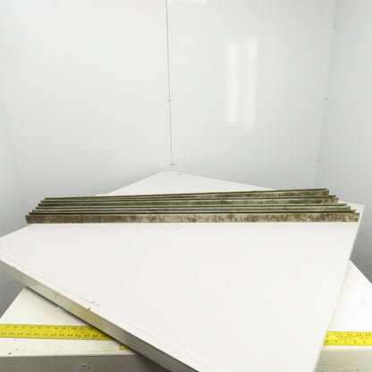 Superstrut A-1400-HS Half Slotted Steel Channel Strut 60" Long Lot Of 4