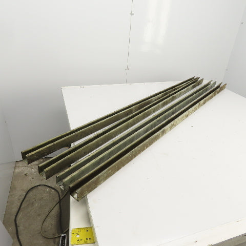 Superstrut A-1400-HS Half Slotted Steel Channel Strut 60" Long Lot Of 4