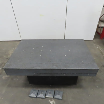 Brown & Sharpe 65"x41"x8" Black Granite Surface Plate Inspection Block 32" Tall