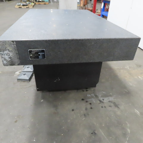 Brown & Sharpe 65"x41"x8" Black Granite Surface Plate Inspection Block 32" Tall