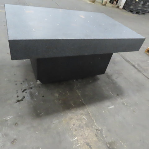 Brown & Sharpe 65"x41"x8" Black Granite Surface Plate Inspection Block 32" Tall