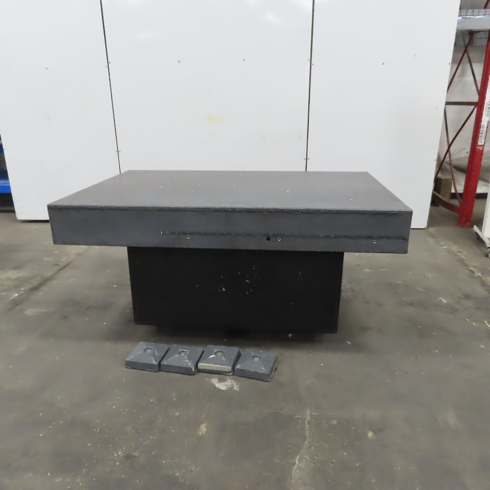 Brown & Sharpe 65"x41"x8" Black Granite Surface Plate Inspection Block 32" Tall