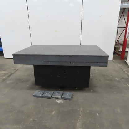 Brown & Sharpe 65"x41"x8" Black Granite Surface Plate Inspection Block 32" Tall
