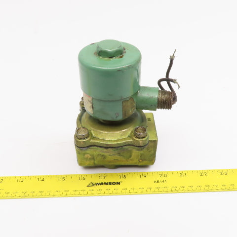 ASCO 8210B55 Red Hat 1-1/4" NPT Solenoid Valve 24VDC WOG 100PSI