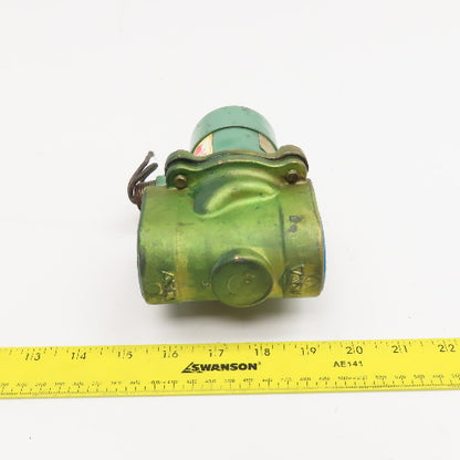 ASCO 8210B55 Red Hat 1-1/4" NPT Solenoid Valve 24VDC WOG 100PSI
