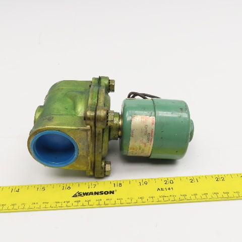 ASCO 8210B55 Red Hat 1-1/4" NPT Solenoid Valve 24VDC WOG 100PSI