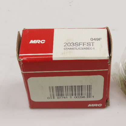 MRC 203SFFST 17x40x12mm Single Row Deep Groove Ball Bearing ABEC-1