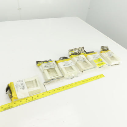 Hubbell PT12LPB Premisetrak 1 & 2 Low Profile Box 1.13" Deep Lot Of 6