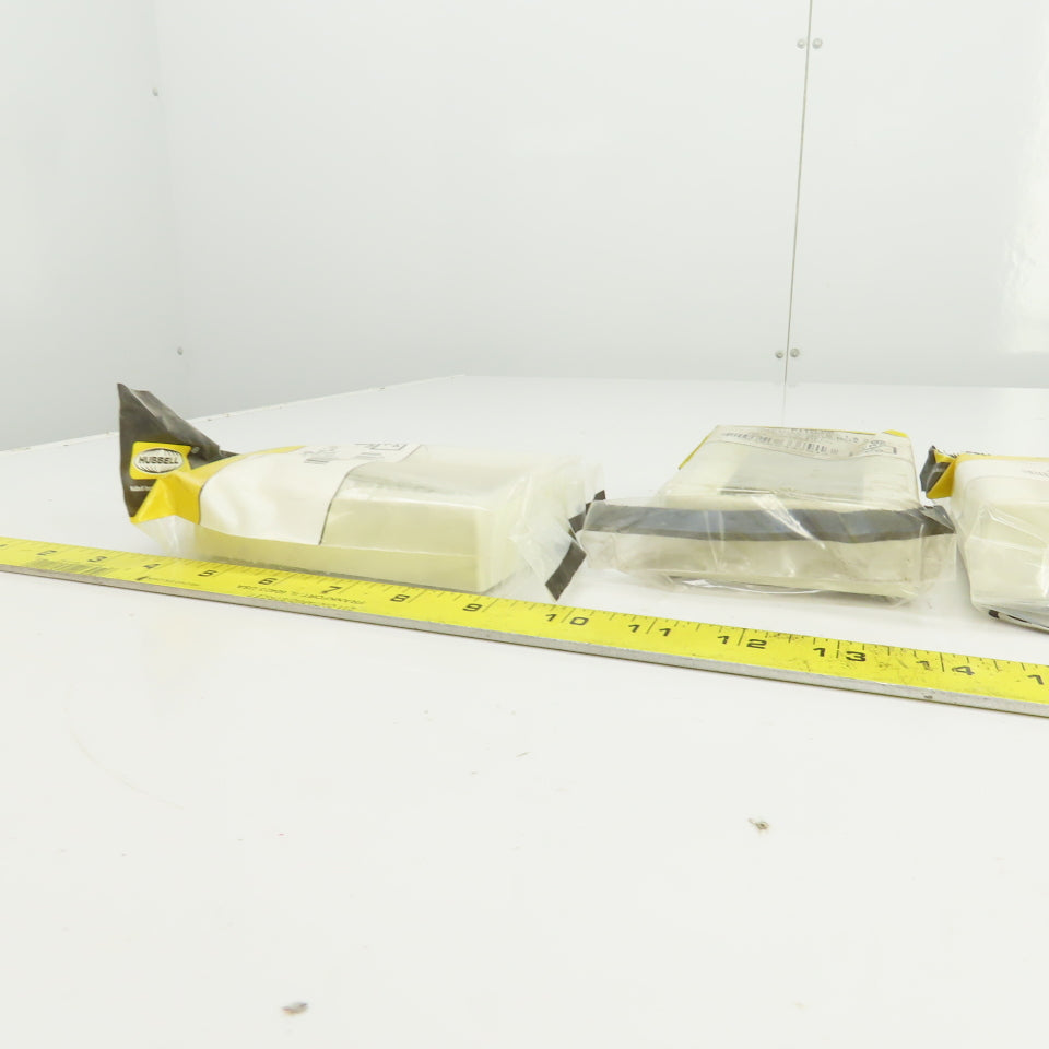 Hubbell PT12LPB Premisetrak 1 & 2 Low Profile Box 1.13" Deep Lot Of 6