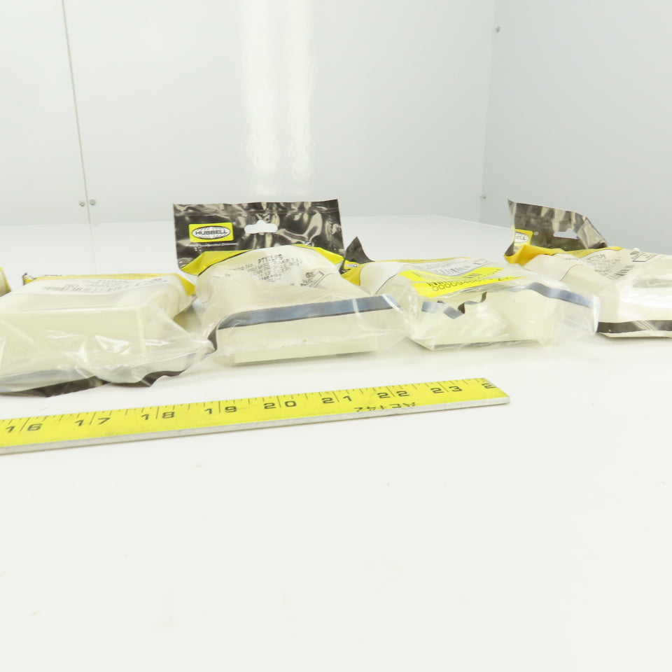 Hubbell PT12LPB Premisetrak 1 & 2 Low Profile Box 1.13" Deep Lot Of 6