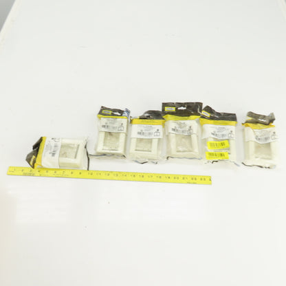 Hubbell PT12LPB Premisetrak 1 & 2 Low Profile Box 1.13" Deep Lot Of 6