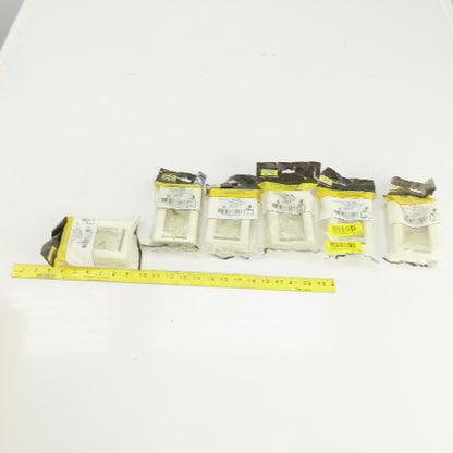 Hubbell PT12LPB Premisetrak 1 & 2 Low Profile Box 1.13" Deep Lot Of 6