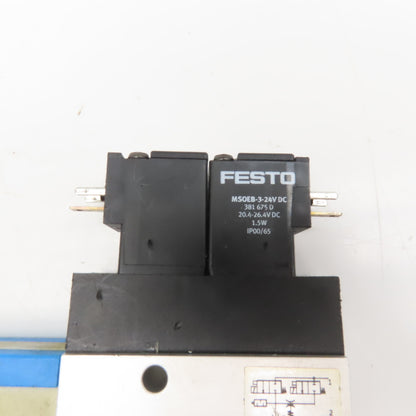 Festo VADMI-200-P Vacuum Generator 2-8 Bar 24VDC