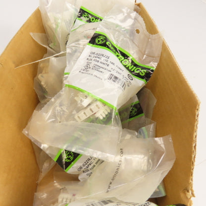 Ortronics OR-S22RJ25 2 Port Module Jack 110-180 Fog White Lot Of 38