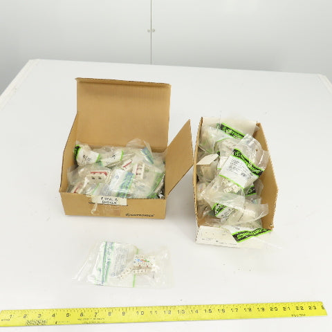 Ortronics OR-S22RJ25 2 Port Module Jack 110-180 Fog White Lot Of 38