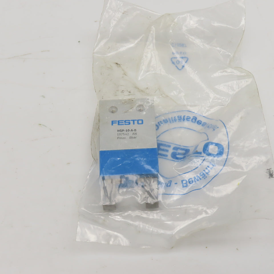 Festo HGP-10-A-B Pneumatic Parallel Gripper 4-8 Bar Size 10