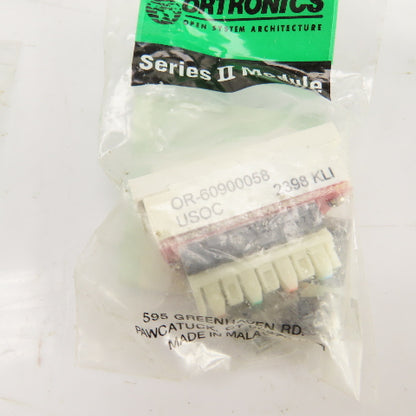 Ortronics OR-60900058 2 Port PCB Module 2/6P6C 110 Unkeyed USOC Lot Of 7