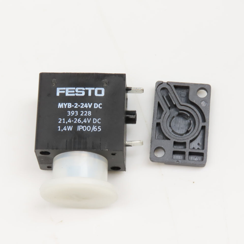 Festo MYB-2-24V DC 393228 Solenoid Coil 21.4-26.4VDC