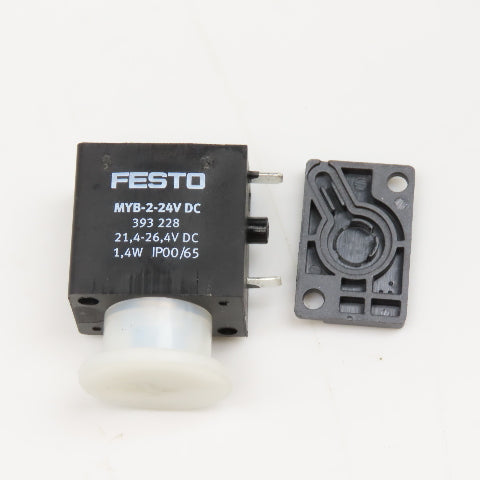 Festo MYB-2-24V DC 393228 Solenoid Coil 21.4-26.4VDC