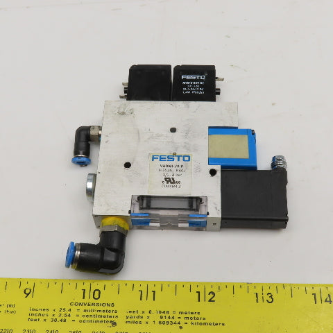 Festo VADMI-70-P 162526 Vacuum Generator 1.5-8 Bar 24VDC