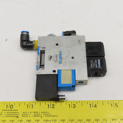 Festo VADMI-70-P 162526 Vacuum Generator 1.5-8 Bar 24VDC
