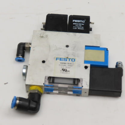 Festo VADMI-70-P 162526 Vacuum Generator 1.5-8 Bar 24VDC