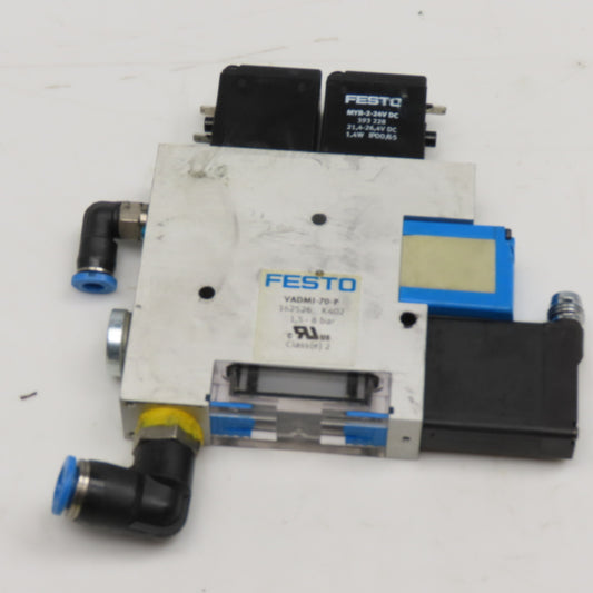 Festo VADMI-70-P 162526 Vacuum Generator 1.5-8 Bar 24VDC