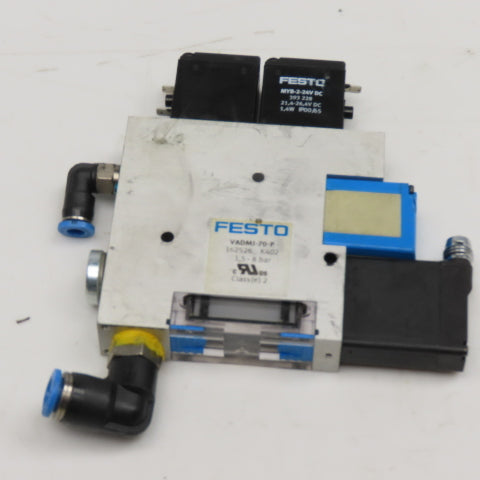 Festo VADMI-70-P 162526 Vacuum Generator 1.5-8 Bar 24VDC