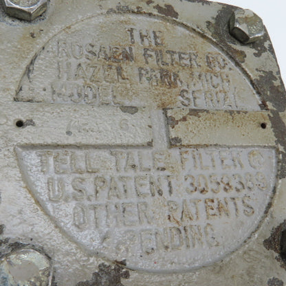 74-6 Tell Tale Hydraulic Filter Housing 1-1/2" NPT