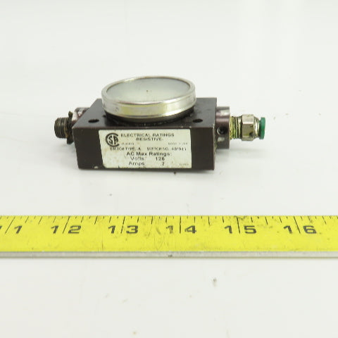 Orange Research 1201PGS-1A-.0L-A Differential Pressure Switch 3000PSI 1/4" NPT
