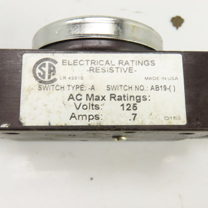 Orange Research 1201PGS-1A-.0L-A Differential Pressure Switch 3000PSI 1/4" NPT