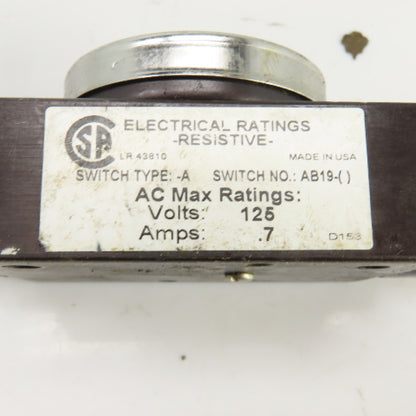 Orange Research 1201PGS-1A-.0L-A Differential Pressure Switch 3000PSI 1/4" NPT