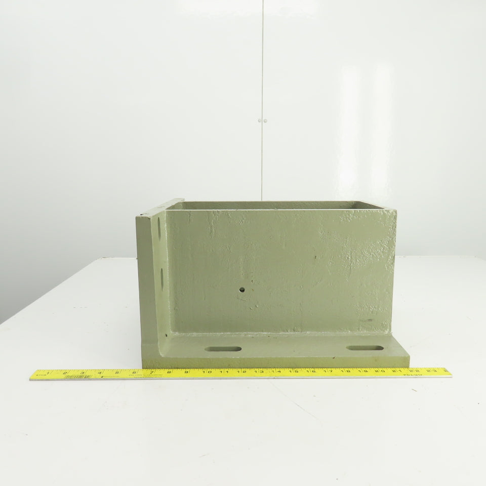 Steel Machined Right Angle Plate 9-1/8" H x 15-3/4" L x 14-3/8" W 7/8" Thick