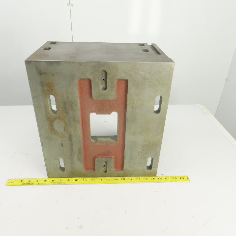 Steel Machined Right Angle Plate 9-1/8" H x 15-3/4" L x 14-3/8" W 7/8" Thick