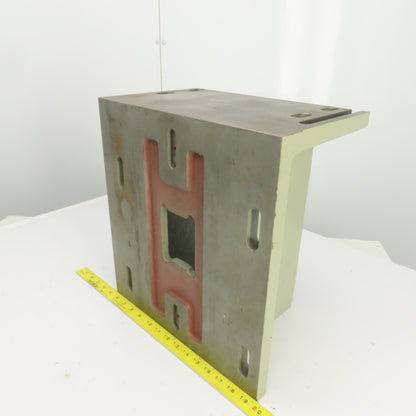 Steel Machined Right Angle Plate 9-1/8" H x 15-3/4" L x 14-3/8" W 7/8" Thick