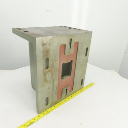 Steel Machined Right Angle Plate 9-1/8" H x 15-3/4" L x 14-3/8" W 7/8" Thick