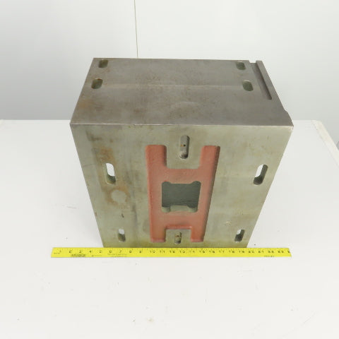 Steel Machined Right Angle Plate 9-1/8" H x 15-3/4" L x 14-3/8" W 7/8" Thick