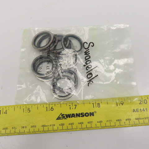 Swagelok S-8-RS-2B Carbon Steel Buna Gasket For 1/2" ISO Parallel Thread Lot/10