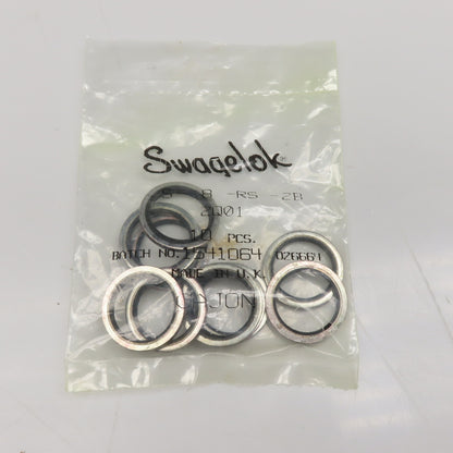 Swagelok S-8-RS-2B Carbon Steel Buna Gasket For 1/2" ISO Parallel Thread Lot/10