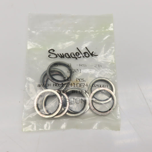 Swagelok S-8-RS-2B Carbon Steel Buna Gasket For 1/2" ISO Parallel Thread Lot/10